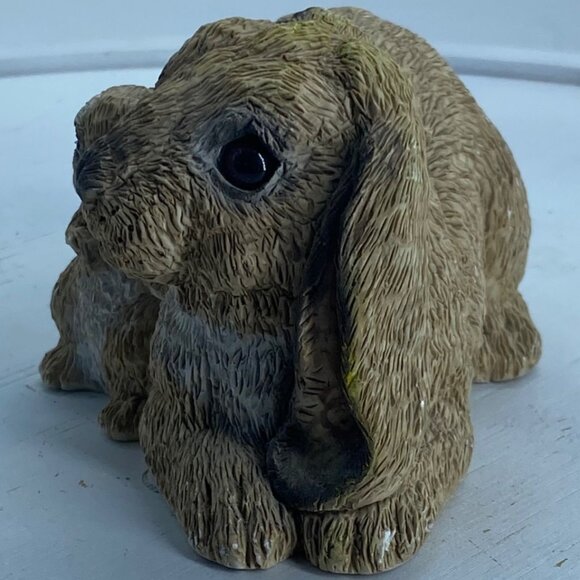 Stone Critters Rabbit Baby Figurine United Design Hand-Painted Collectible Decor - Picture 3 of 8